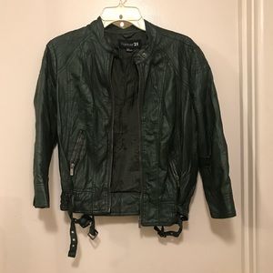 Green bomber jacket